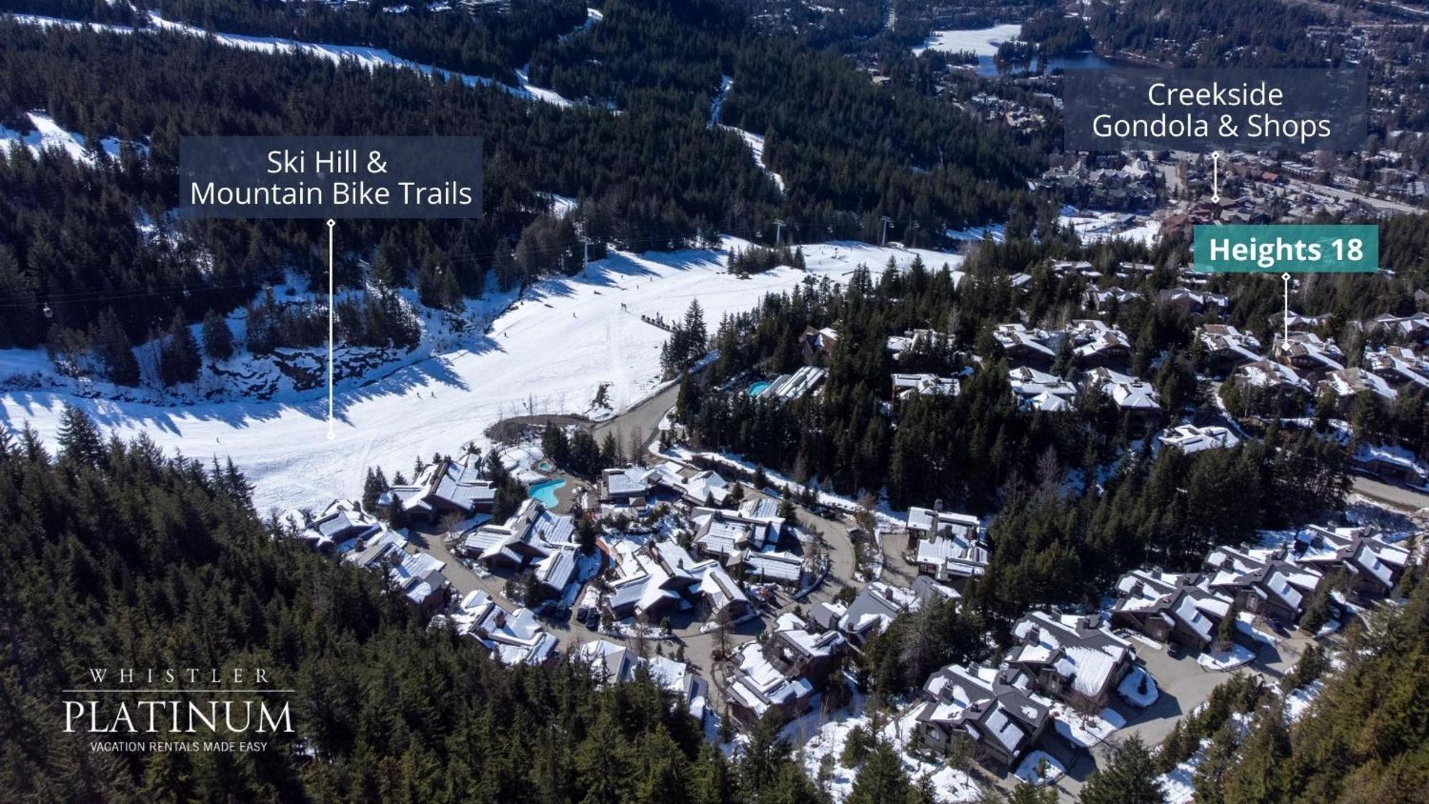 Taluswood The Heights 18 | Mountainside Townhome W/ Ski Access, Hot Tub, Tranquil Views ウィスラー エクステリア 写真